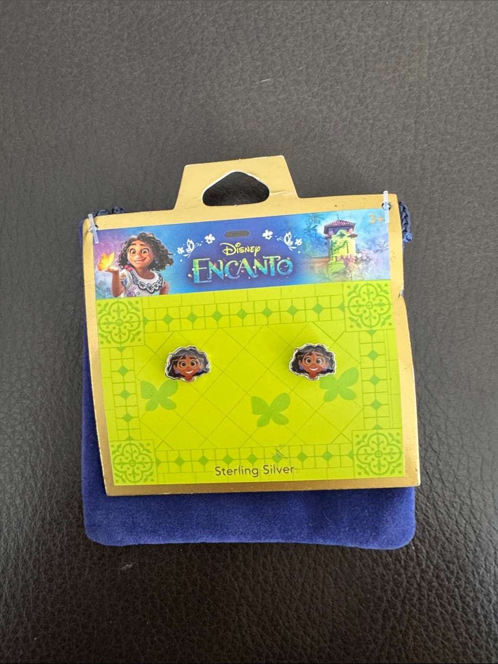 Disney Encanto Sterling Silver Earrings NWT Neon Tuesday